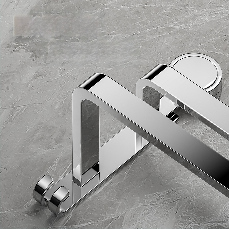 Ράφι μπάνιου από ανοξείδωτο ατσάλι 304 για παντόφλες και πετσέτες - χωρίς διάτρηση, Guangkai μάρκα, παραμετροποίηση