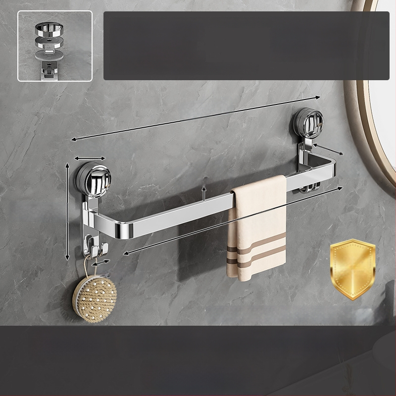 Ράφι μπάνιου από ανοξείδωτο ατσάλι 304 για παντόφλες και πετσέτες - χωρίς διάτρηση, Guangkai μάρκα, παραμετροποίηση