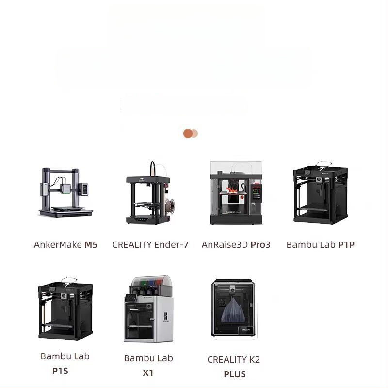 Νήμα PLA Silk για εκτύπωση 3D με μεταξωτή υφή; συμβατό με εκτυπωτές FDM 3D; υλικό: PLA Silk; ακρίβεια εκτύπωσης: ±0,02 mm; βάρος: 1 kg