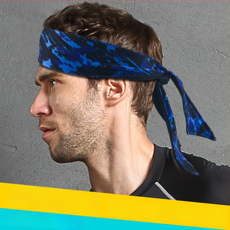 Unisex αθλητική κορδέλα για το κεφάλι, απορροφητικό ιδρώτα, 85% πολυεστέρας, 15% σπάντεξ, κατάλληλη για τρέξιμο και γιόγκα