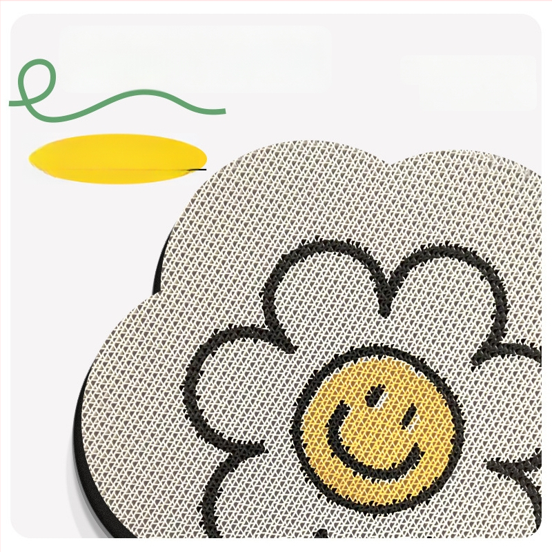 Πίνακας γρατσουνίσματος για γάτες με τοίχο — παχύτερος, ανθεκτικός σε γδαρίσεις και φθορές, ακρυλικός, απλό στυλ