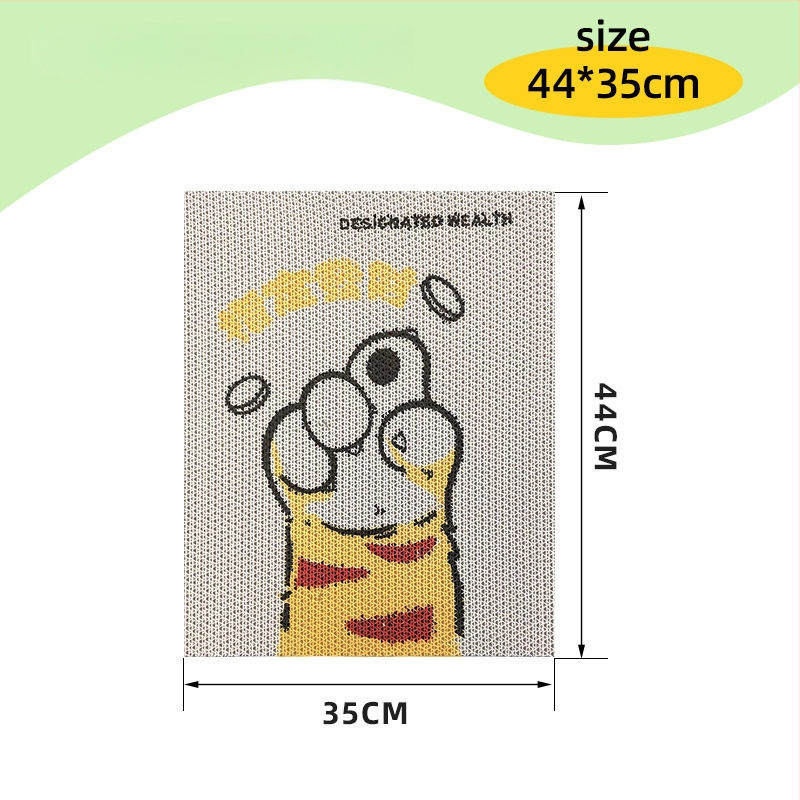 Πίνακας γρατσουνίσματος για γάτες με τοίχο — παχύτερος, ανθεκτικός σε γδαρίσεις και φθορές, ακρυλικός, απλό στυλ