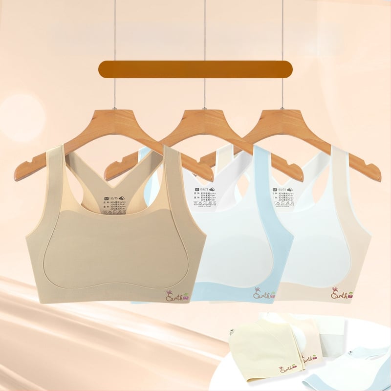 Dievčenské vývojové spodné prádlo – prvá fáza podprsenky, pre deti 8–12 rokov, nylon/spandex 80/20, všetky ročné obdobia