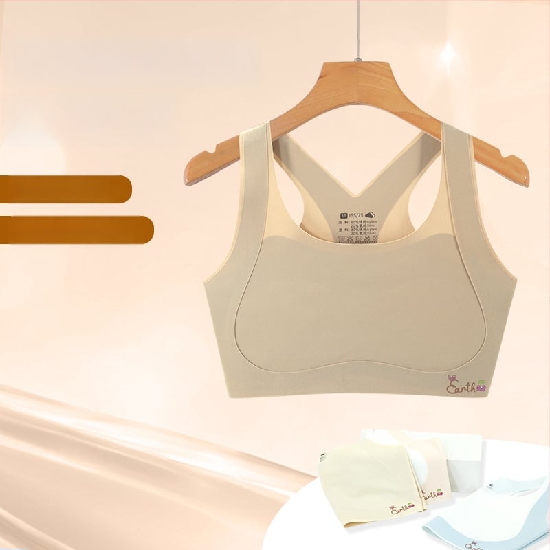 Dievčenské vývojové spodné prádlo – prvá fáza podprsenky, pre deti 8–12 rokov, nylon/spandex 80/20, všetky ročné obdobia