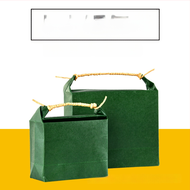 Sac de cadouri din hârtie kraft, stil retro, tăiere prin matriță și lipire; specificație: sac de orez