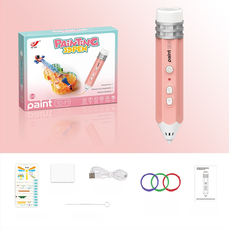 Σετ 3D στυλό εκτύπωσης για παιδιά – Χαμηλή θερμοκρασία, DIY εκπαιδευτικό παιχνίδι τέχνης και επιστήμης (4–6 ετών)