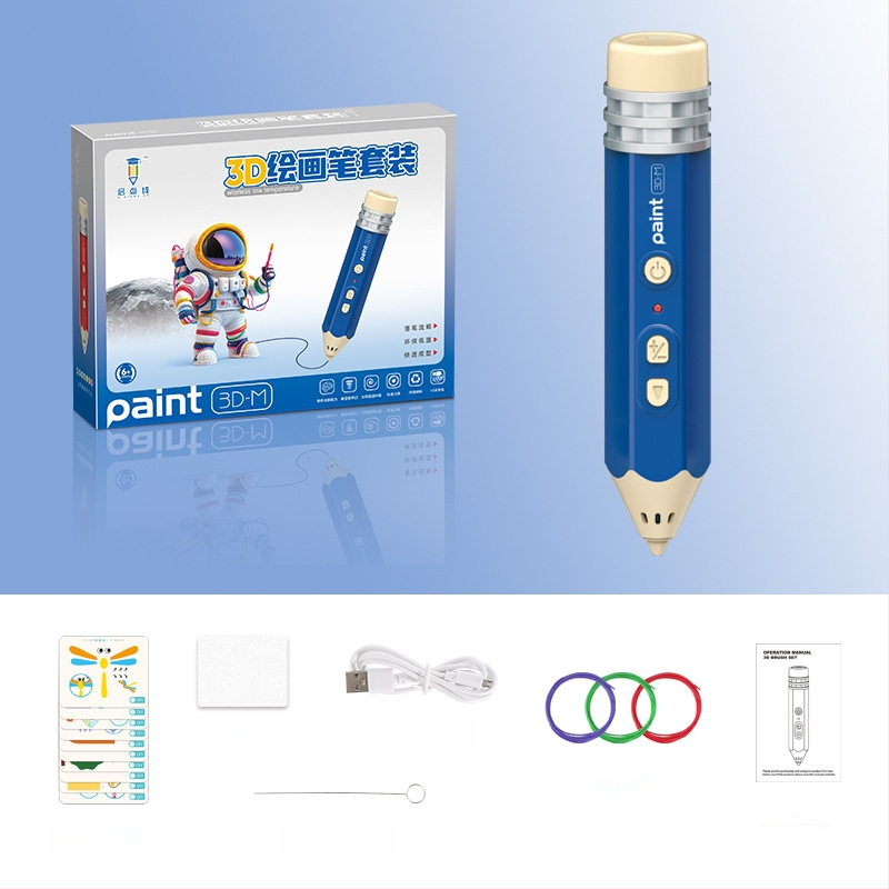 Σετ 3D στυλό εκτύπωσης για παιδιά – Χαμηλή θερμοκρασία, DIY εκπαιδευτικό παιχνίδι τέχνης και επιστήμης (4–6 ετών)