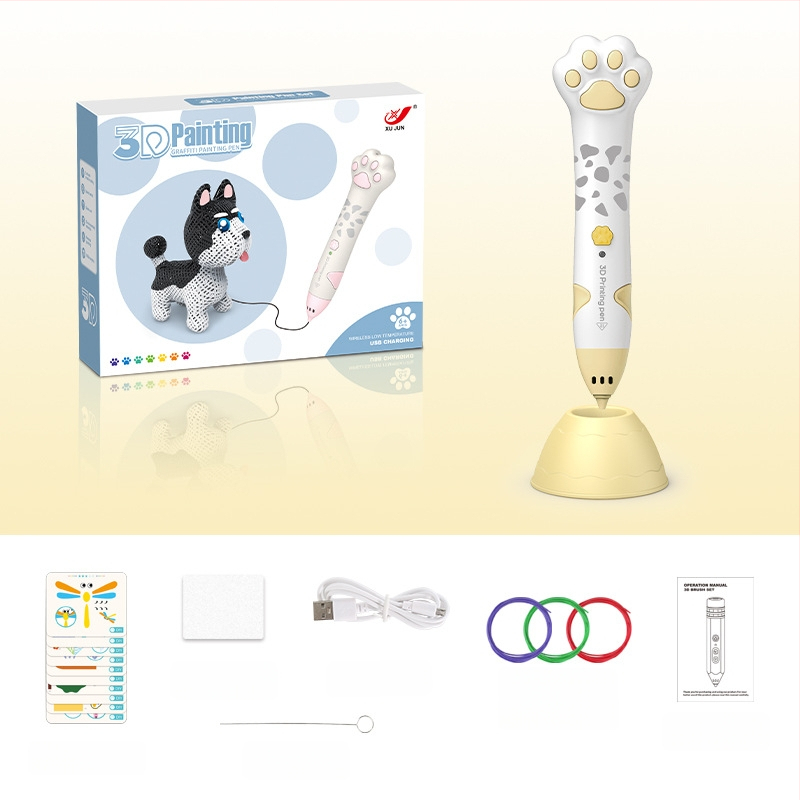 Σετ 3D στυλό εκτύπωσης για παιδιά – Χαμηλή θερμοκρασία, DIY εκπαιδευτικό παιχνίδι τέχνης και επιστήμης (4–6 ετών)