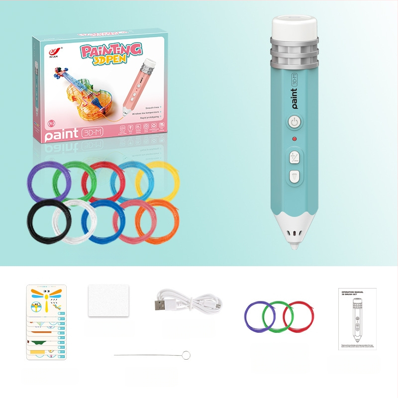 Σετ 3D στυλό εκτύπωσης για παιδιά – Χαμηλή θερμοκρασία, DIY εκπαιδευτικό παιχνίδι τέχνης και επιστήμης (4–6 ετών)