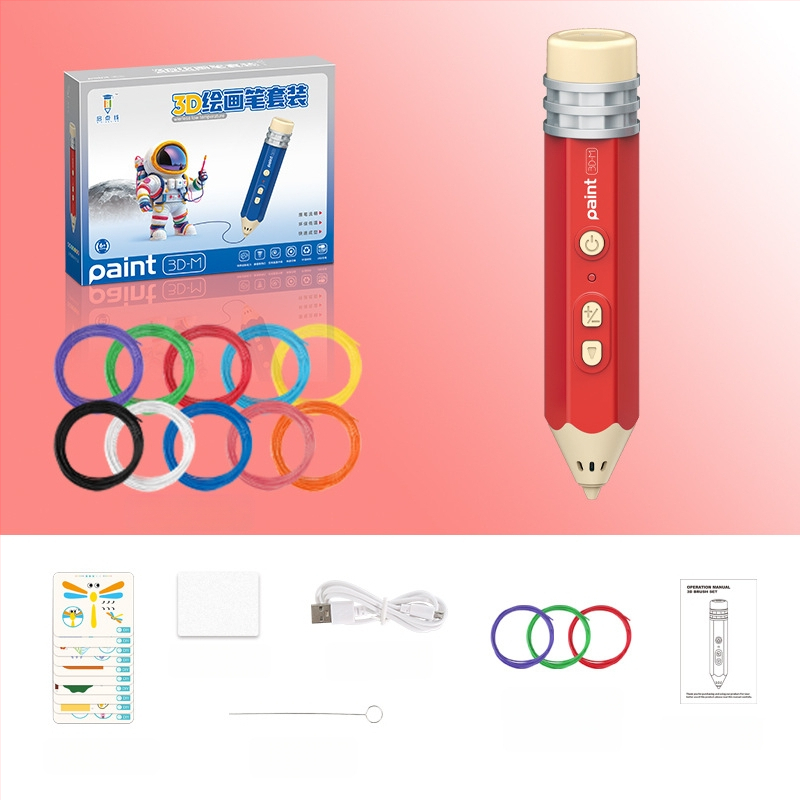 Σετ 3D στυλό εκτύπωσης για παιδιά – Χαμηλή θερμοκρασία, DIY εκπαιδευτικό παιχνίδι τέχνης και επιστήμης (4–6 ετών)