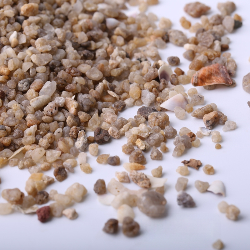 Pietre de peisaj pentru acvariu – nisip pentru fund cu bază din sticlă, pachet 25 kg, 250 g/buc, brand Huaying