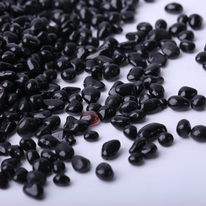 Pietre de peisaj pentru acvariu – nisip pentru fund cu bază din sticlă, pachet 25 kg, 250 g/buc, brand Huaying