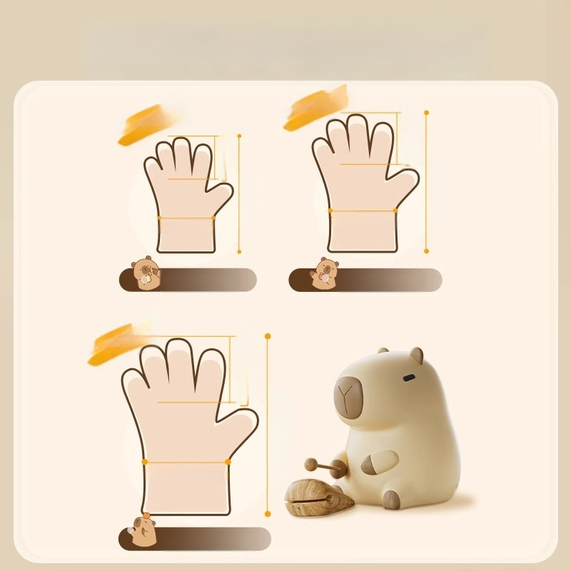 Gyermekeknek szánt egyszer használatos kesztyűk, élelmiszer-minőségű, egyedi csomagolás, vastított PE, átlátszó, csúszásmentes, szabadtéri piknikhez