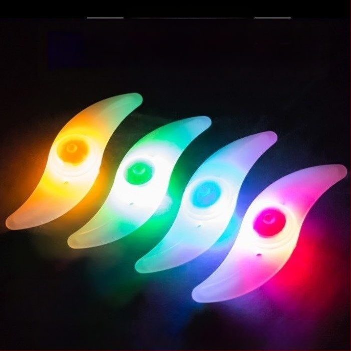 Lumină pentru roata bicicletei pentru adolescenți, cu efecte de clipire pentru plimbări nocturne — Amber; Fără personalizare; Fără import; Alte piețe