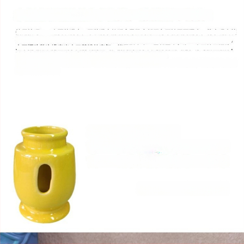 Hamster – sticlă ceramică de apă, bol de hrană și fântână cu bilă pe suport