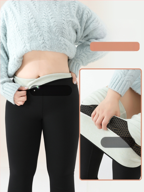 Shark pants για γυναίκες, παχύ ύφασμα, υψηλή ελαστικότητα, ανάμειξη νάιλον-σπάντεξ, διατηρεί τη ζεστασιά