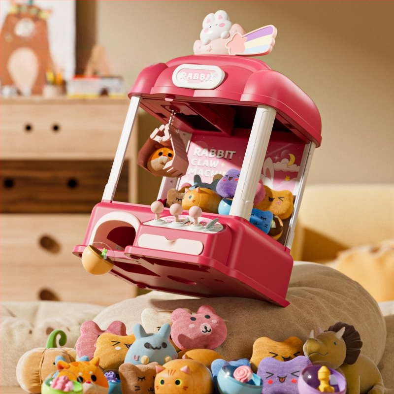 Симулирана машина за щипки за деца — интерактивно забавление с реални звукови ефекти, мулти-сценарна симулация и координация ръка-око, 3C сертифицирана