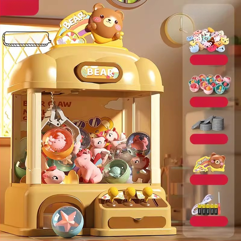 Симулирана машина за щипки за деца — интерактивно забавление с реални звукови ефекти, мулти-сценарна симулация и координация ръка-око, 3C сертифицирана