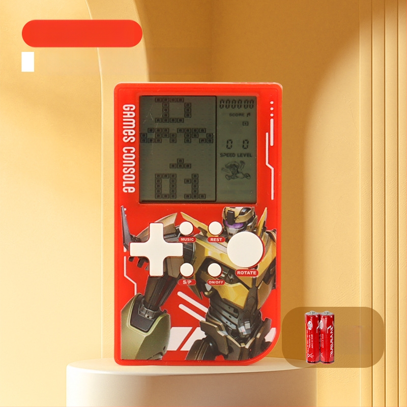 Tetris hordozható játékkonzol eredeti játék szoftverrel, retro nosztalgikus stílus, 1GB memória, egy játékos számára