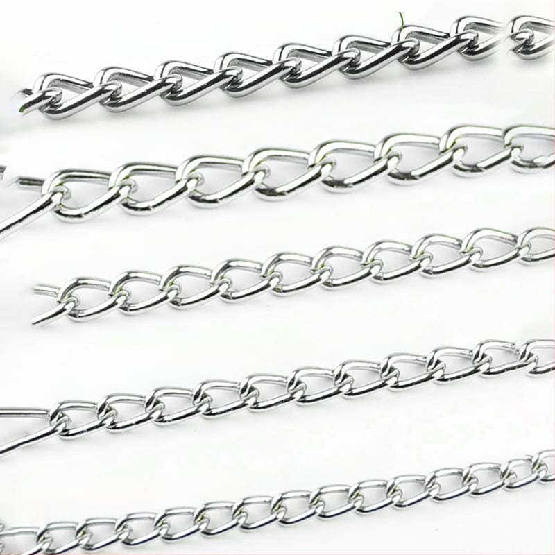 Kutyapóráz vaslánccal – háziállatokhoz való lánc, kötél, medállal