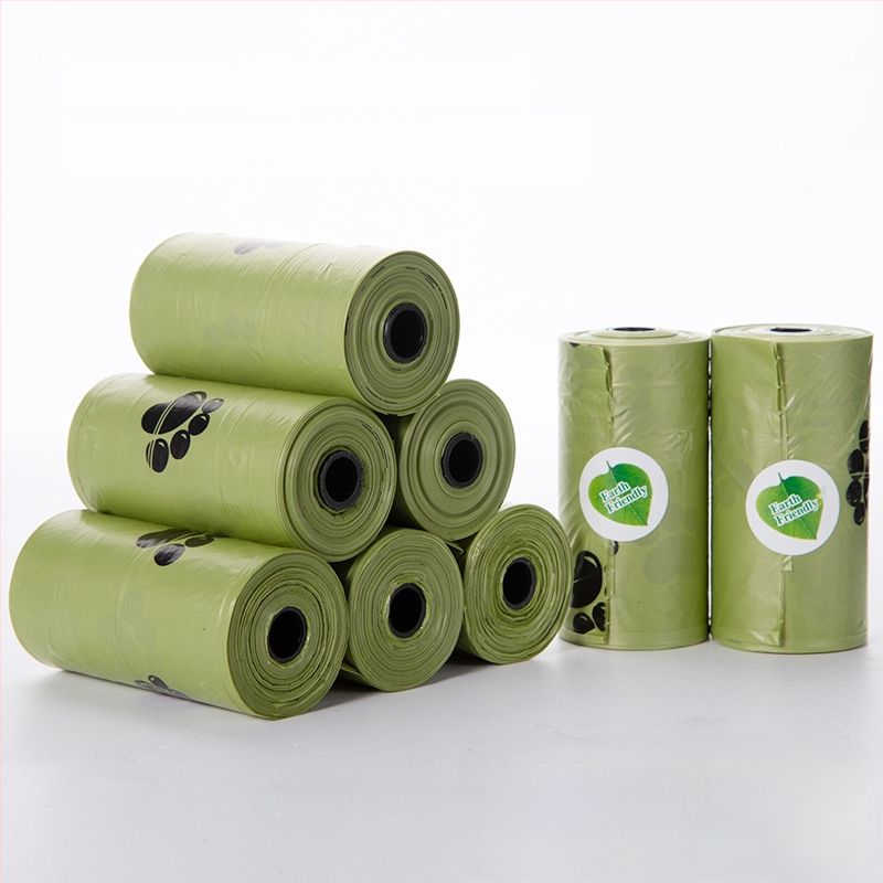 Dispenser pentru pungile de gunoi pentru câini, cu pungi în rol biodegradabile și groase