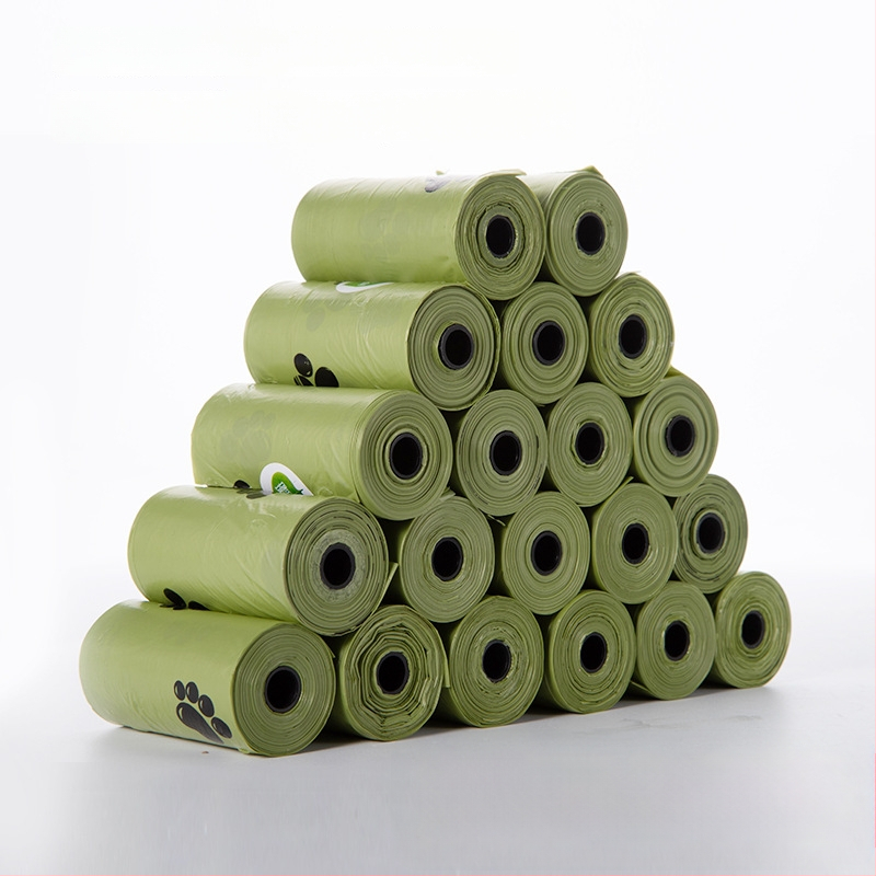 Dispenser pentru pungile de gunoi pentru câini, cu pungi în rol biodegradabile și groase