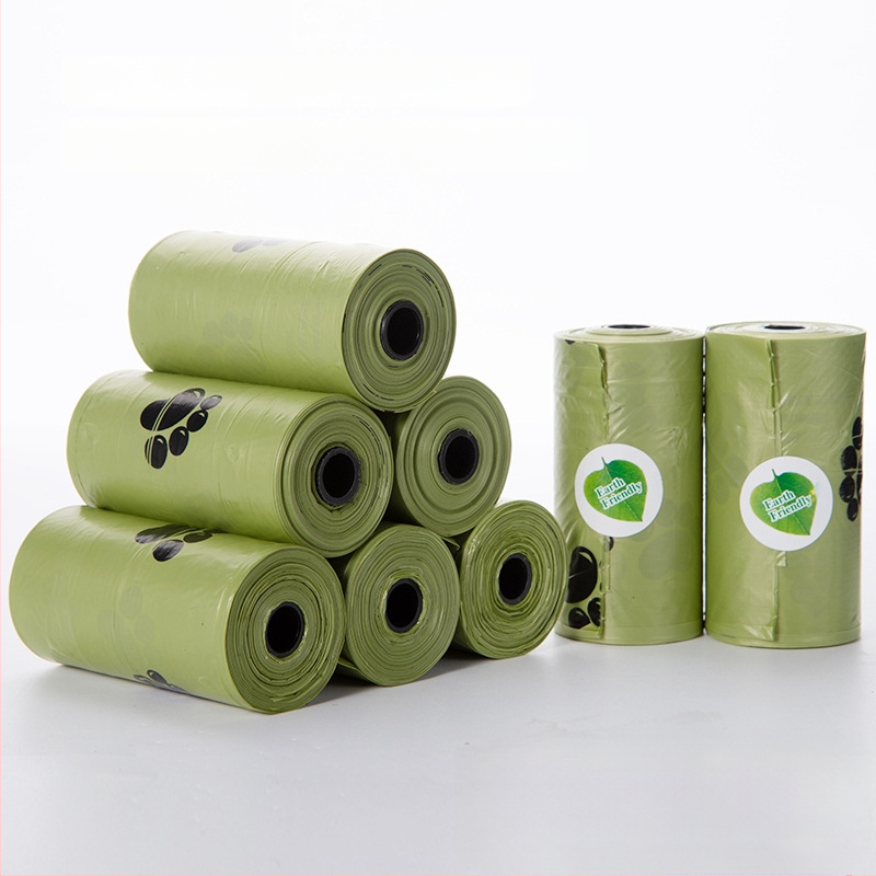 Dispenser pentru pungile de gunoi pentru câini, cu pungi în rol biodegradabile și groase