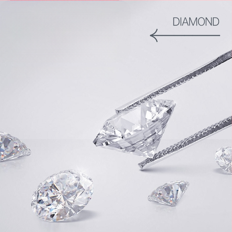 Eljegzési gyűrű laboratóriumban nevelt gyémánttal, IGI tanúsítvány, VVS tisztaság