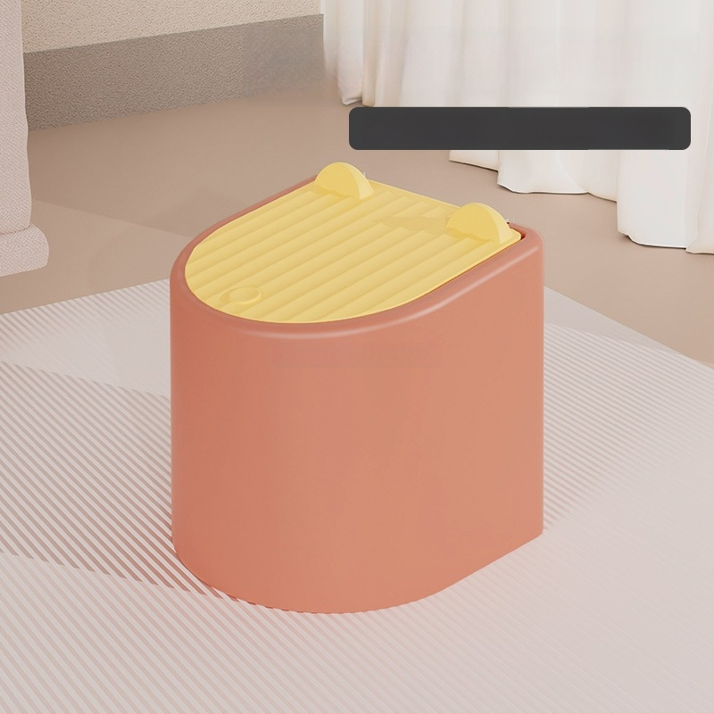 Lopată manuală pentru nisip de pisică, cu capac și coș pentru gunoi anti-miros