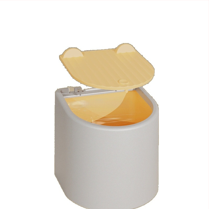 Lopată manuală pentru nisip de pisică, cu capac și coș pentru gunoi anti-miros