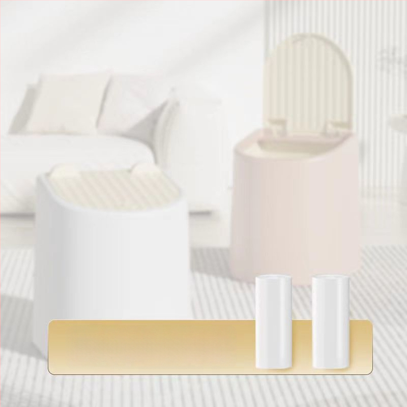 Lopată manuală pentru nisip de pisică, cu capac și coș pentru gunoi anti-miros