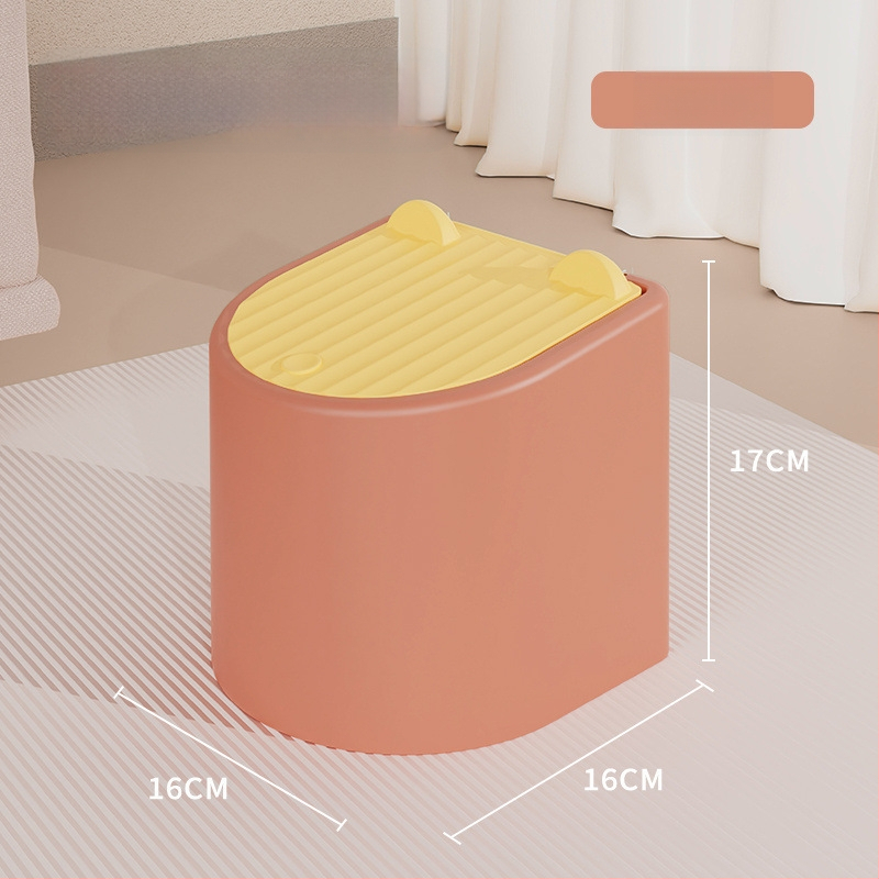 Lopată manuală pentru nisip de pisică, cu capac și coș pentru gunoi anti-miros