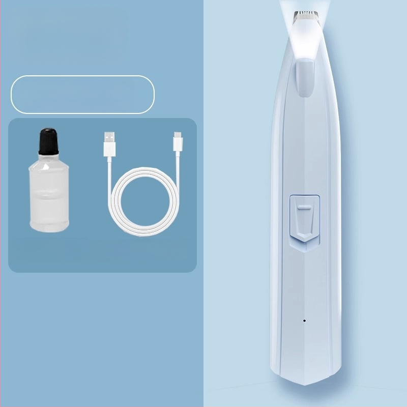 Nerve Cat trimmer electric pentru labele animalelor de companie cu LED – corp din plastic, pentru câini și pisici