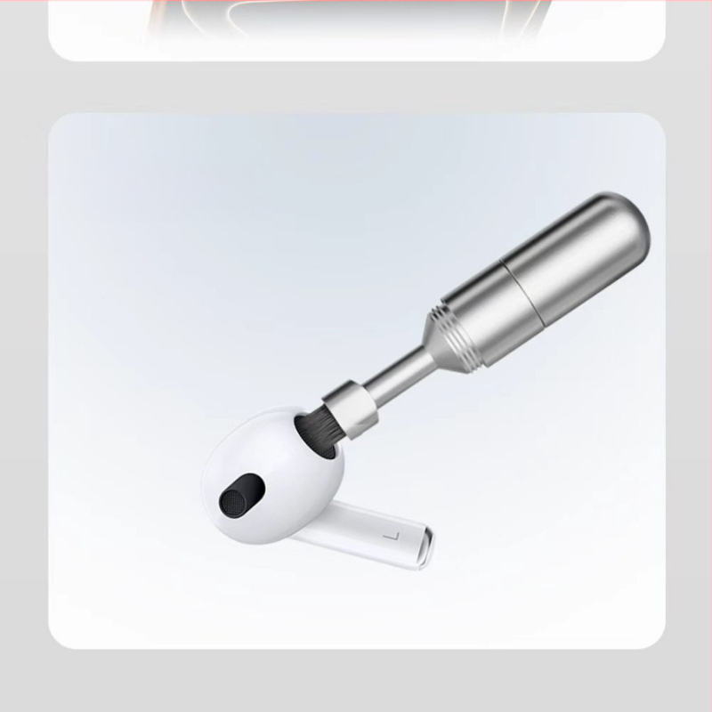 Instrument multifuncțional pentru telefoane: ac de îndepărtare SIM din aliaj de aluminiu, pensulă de curățare pentru căști și perie pentru compartimentul SIM/baterie, universal