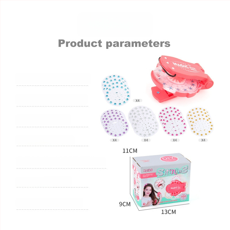 Автоматичен уред за плитка с три нишки на коса, играчка, пластмасов материал, за деца 7–14 г., симулационна функция, Qi Le Toy