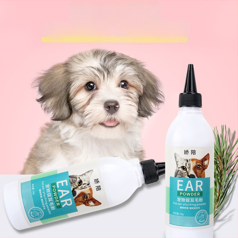 Пудра за ушите за домашни любимци (кучета и котки) – почистване и изсушаване на ушния канал, предпазване от ушни акари