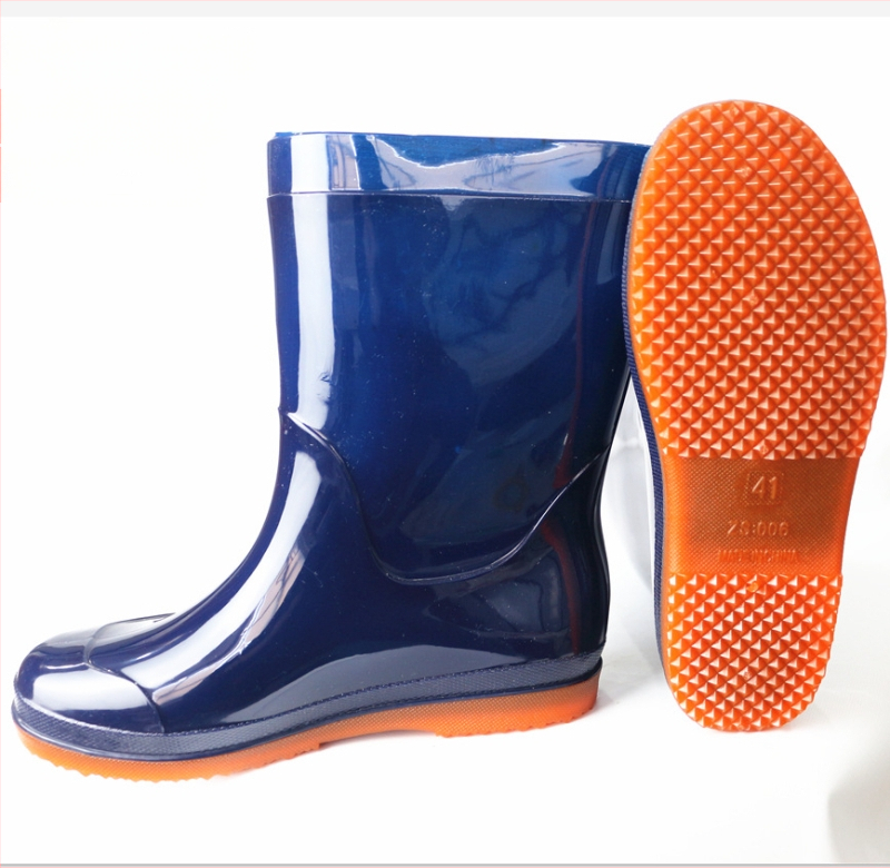 Γαλότσες βροχής PVC, υψηλός σωλήνας, αναπνέουσες και ζεστές, αντιολισθητικές