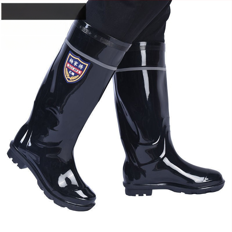 Γαλότσες βροχής PVC, υψηλός σωλήνας, αναπνέουσες και ζεστές, αντιολισθητικές