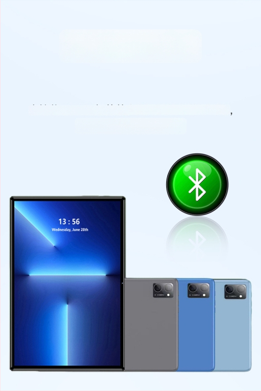 P16 táblagép Androiddal, nyolcmagos processzor, 64 GB tárhely, kettős kamera, Wi-Fi