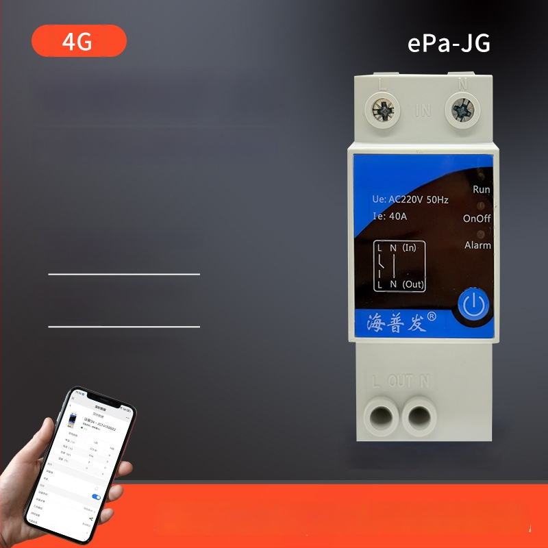 IoT цифров превключвател с таймер и прекъсвач – дистанционно управление чрез мобилен телефон и компютър, AC 48–260V, огнеупорен PC панел, марка Hperfor