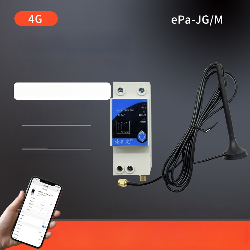 IoT цифров превключвател с таймер и прекъсвач – дистанционно управление чрез мобилен телефон и компютър, AC 48–260V, огнеупорен PC панел, марка Hperfor