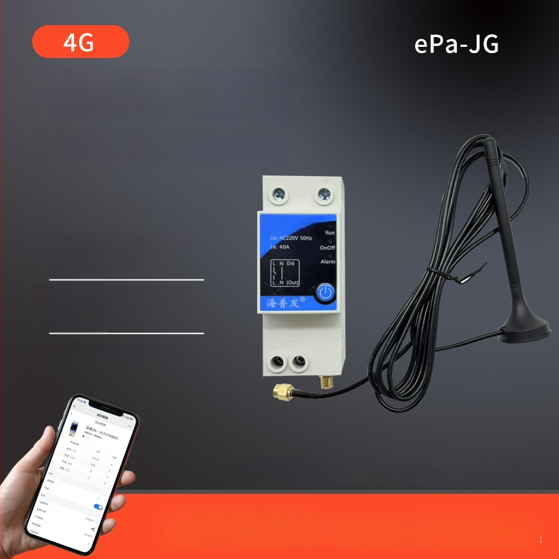 IoT цифров превключвател с таймер и прекъсвач – дистанционно управление чрез мобилен телефон и компютър, AC 48–260V, огнеупорен PC панел, марка Hperfor