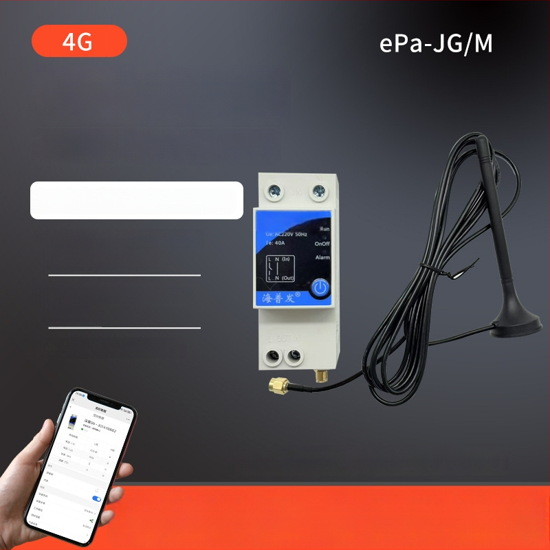 IoT цифров превключвател с таймер и прекъсвач – дистанционно управление чрез мобилен телефон и компютър, AC 48–260V, огнеупорен PC панел, марка Hperfor