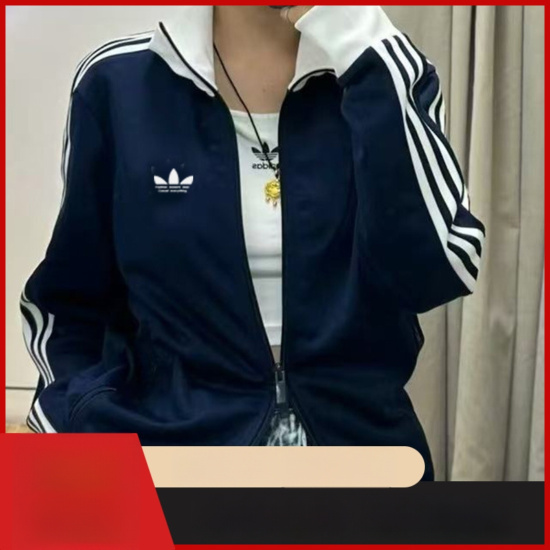 Uniszex csíkos polo galléros dzseki, hosszú ujjú, 95% pamut – őszi viselet