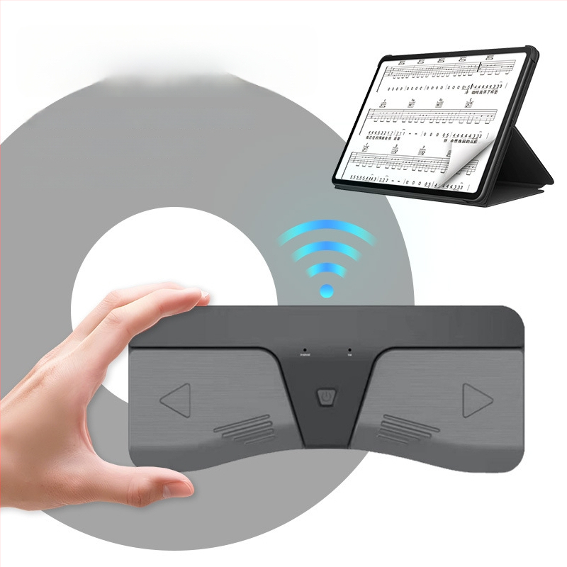 Pedal-operated page turner για μουσικές παρτιτούρες για ηλεκτρονικά πληκτρολόγια, ABS σκληρό περίβλημα, μοντέλο Music translator, συσκευασία: χαρτοκιβώτιο