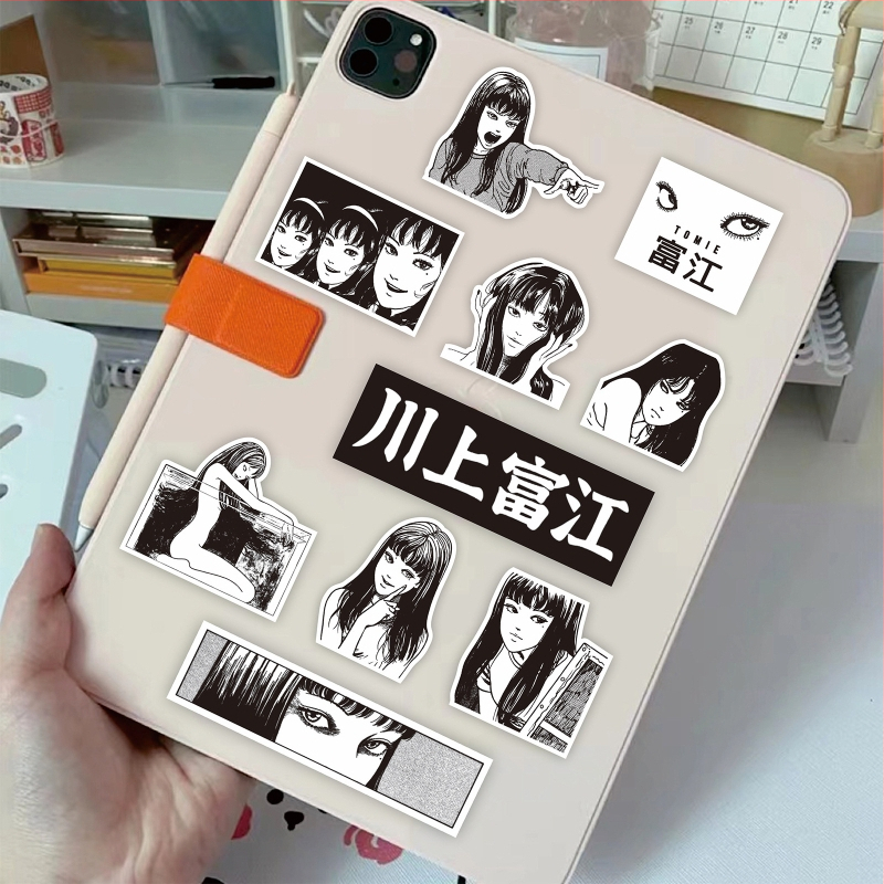 Σετ αυτοκόλλητων για ημερολόγιο με θεματολογία τρόμου μάνγκα; αυτοκόλλητα με κόλλα; ιαπωνικό στυλ; εκτύπωση