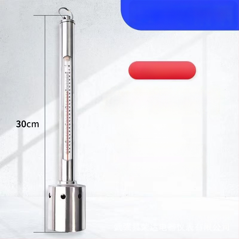 Термометър за морска вода с корпус от пластмаса/неръждаема стомана и пластмасов защитен калъф – плаващ аквакултурен термометър, код 150, висок клас