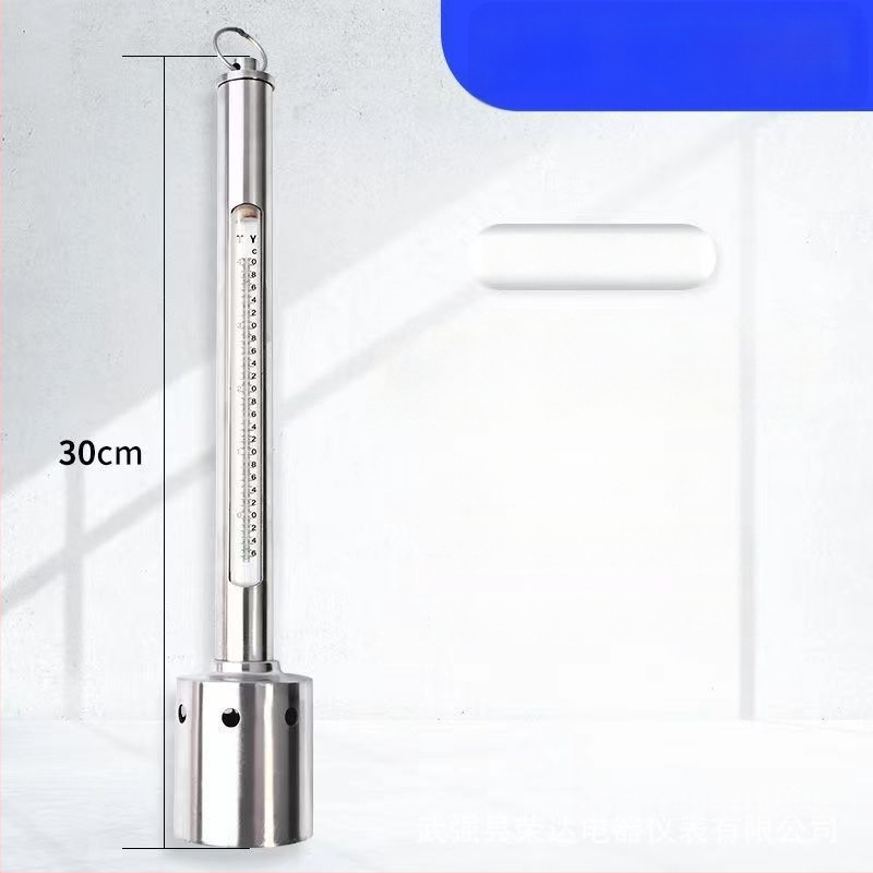 Термометър за морска вода с корпус от пластмаса/неръждаема стомана и пластмасов защитен калъф – плаващ аквакултурен термометър, код 150, висок клас