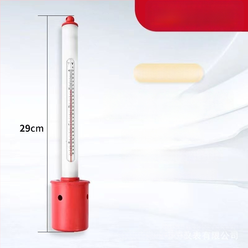 Термометър за морска вода с корпус от пластмаса/неръждаема стомана и пластмасов защитен калъф – плаващ аквакултурен термометър, код 150, висок клас