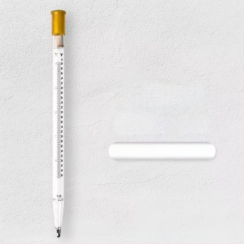 Термометър за морска вода с корпус от пластмаса/неръждаема стомана и пластмасов защитен калъф – плаващ аквакултурен термометър, код 150, висок клас